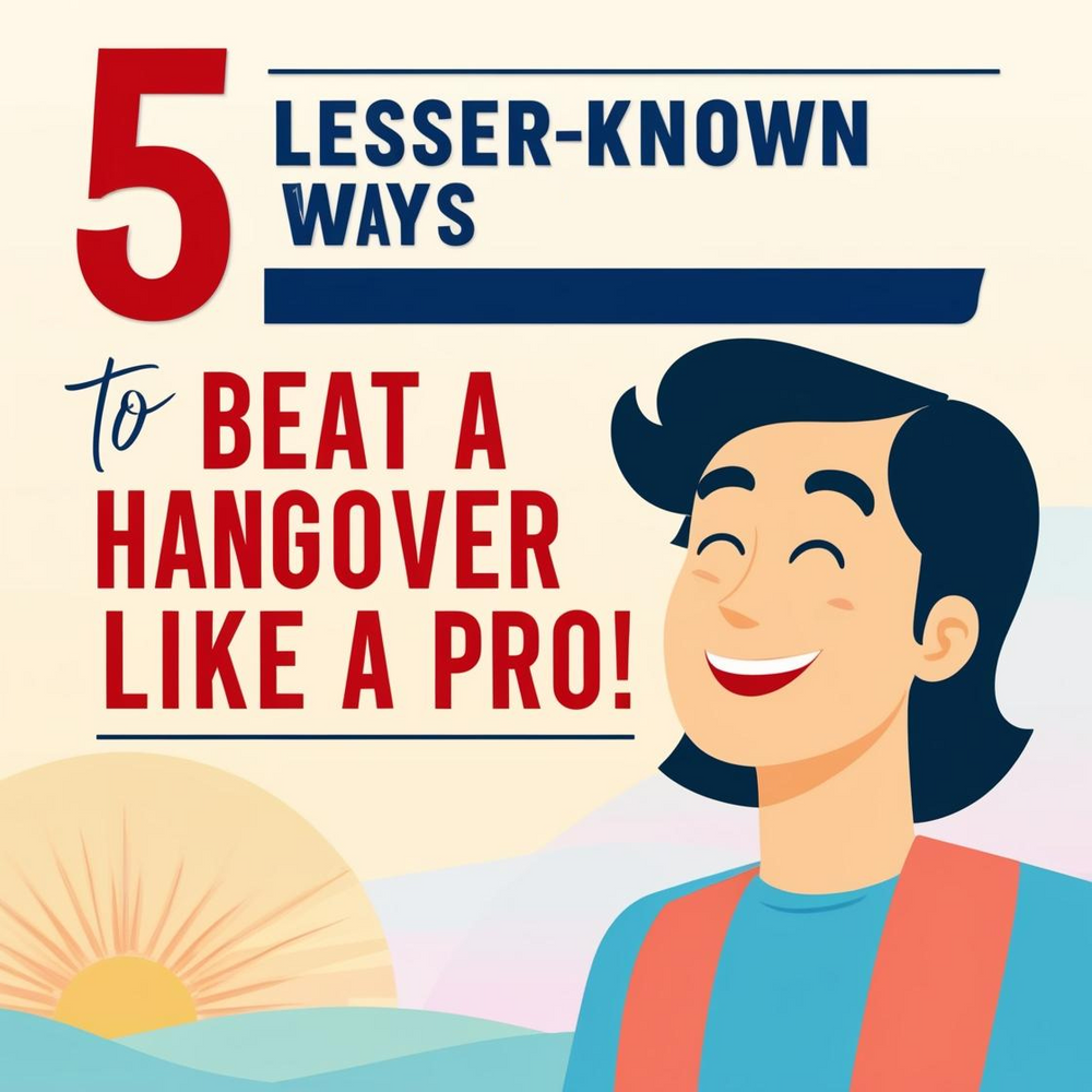 🥂 5 lesser-known Ways to Beat a Hangover Like a Pro! 🍷